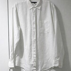 Classic White Men's Shirt